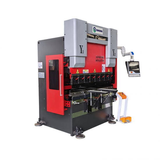 Máy ép phanh tự động CNC WF67K-E, dụng cụ CNC dùng để uốn nhôm, máy phanh thủy lực. - Rongwin machinery