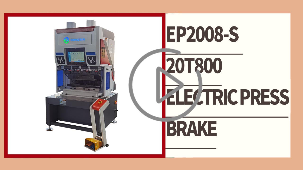 RONGWIN giới thiệu cho bạn cấu hình cơ bản của máy uốn phanh điện EP2008-S