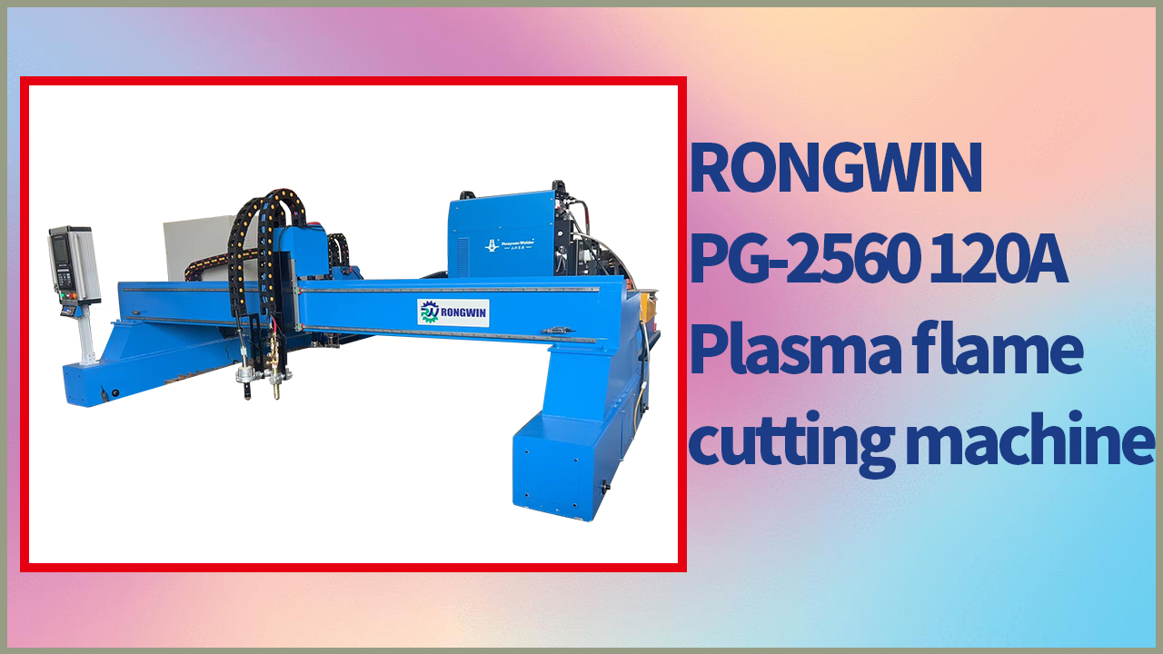 Máy cắt plasma CNC để bàn RONGWIN PG-2560 120A dùng để cắt thép tấm.